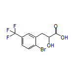 3-[2-Bromo-5-(trifluoromethyl)phenyl]-2-hydroxypropanoic Acid