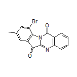 10-Bromo-8-methylindolo[2,1-b]quinazoline-6,12-dione