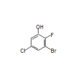 3-Bromo-5-chloro-2-fluorophenol