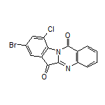 8-Bromo-10-chloroindolo[2,1-b]quinazoline-6,12-dione