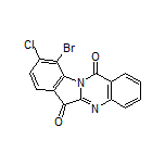 10-Bromo-9-chloroindolo[2,1-b]quinazoline-6,12-dione