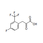 3-[4-Fluoro-2-(trifluoromethyl)phenyl]-2-oxopropanoic Acid