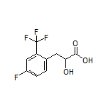 3-[4-Fluoro-2-(trifluoromethyl)phenyl]-2-hydroxypropanoic Acid