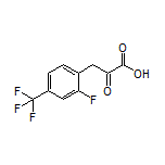 3-[2-Fluoro-4-(trifluoromethyl)phenyl]-2-oxopropanoic Acid