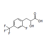 3-[2-Fluoro-4-(trifluoromethyl)phenyl]-2-hydroxypropanoic Acid