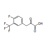 3-[4-Fluoro-3-(trifluoromethyl)phenyl]-2-oxopropanoic Acid