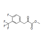 Methyl 3-[4-Fluoro-3-(trifluoromethyl)phenyl]-2-oxopropanoate