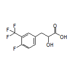 3-[4-Fluoro-3-(trifluoromethyl)phenyl]-2-hydroxypropanoic Acid