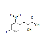 3-(4-Fluoro-2-nitrophenyl)-2-hydroxypropanoic Acid