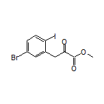 Methyl 3-(5-Bromo-2-iodophenyl)-2-oxopropanoate