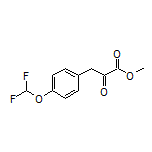 Methyl 3-[4-(Difluoromethoxy)phenyl]-2-oxopropanoate