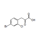 3-(4-Bromo-2-chlorophenyl)-2-oxopropanoic Acid