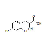 3-(4-Bromo-2-chlorophenyl)-2-hydroxypropanoic Acid