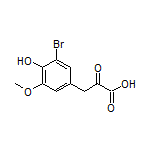 3-(3-Bromo-4-hydroxy-5-methoxyphenyl)-2-oxopropanoic Acid