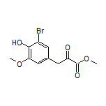 Methyl 3-(3-Bromo-4-hydroxy-5-methoxyphenyl)-2-oxopropanoate