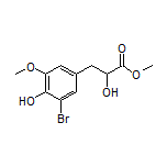 Methyl 3-(3-Bromo-4-hydroxy-5-methoxyphenyl)-2-hydroxypropanoate