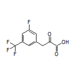 3-[3-Fluoro-5-(trifluoromethyl)phenyl]-2-oxopropanoic Acid