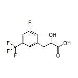 3-[3-Fluoro-5-(trifluoromethyl)phenyl]-2-hydroxypropanoic Acid