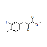 Methyl 3-(3-Fluoro-4-methylphenyl)-2-oxopropanoate