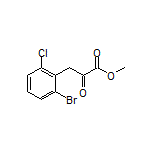 Methyl 3-(2-Bromo-6-chlorophenyl)-2-oxopropanoate