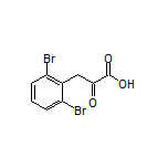 3-(2,6-Dibromophenyl)-2-oxopropanoic Acid