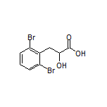 3-(2,6-Dibromophenyl)-2-hydroxypropanoic Acid