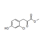 Methyl 3-(2-Chloro-4-hydroxyphenyl)-2-oxopropanoate