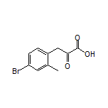 3-(4-Bromo-2-methylphenyl)-2-oxopropanoic Acid