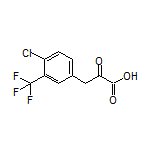 3-[4-Chloro-3-(trifluoromethyl)phenyl]-2-oxopropanoic Acid