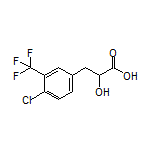 3-[4-Chloro-3-(trifluoromethyl)phenyl]-2-hydroxypropanoic Acid