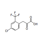 3-[4-Chloro-2-(trifluoromethyl)phenyl]-2-oxopropanoic Acid