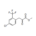 Methyl 3-[4-Chloro-2-(trifluoromethyl)phenyl]-2-oxopropanoate