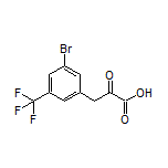 3-[3-Bromo-5-(trifluoromethyl)phenyl]-2-oxopropanoic Acid