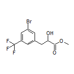 Methyl 3-[3-Bromo-5-(trifluoromethyl)phenyl]-2-hydroxypropanoate