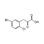 3-(5-Bromo-2-chlorophenyl)-2-oxopropanoic Acid