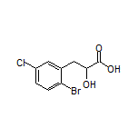 3-(2-Bromo-5-chlorophenyl)-2-hydroxypropanoic Acid