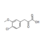 3-(4-Chloro-3-methoxyphenyl)-2-oxopropanoic Acid