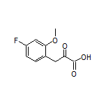 3-(4-Fluoro-2-methoxyphenyl)-2-oxopropanoic Acid