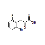 3-(2-Bromo-6-fluorophenyl)-2-oxopropanoic Acid