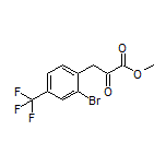 Methyl 3-[2-Bromo-4-(trifluoromethyl)phenyl]-2-oxopropanoate