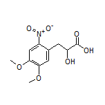 3-(4,5-Dimethoxy-2-nitrophenyl)-2-hydroxypropanoic Acid