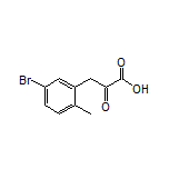 3-(5-Bromo-2-methylphenyl)-2-oxopropanoic Acid