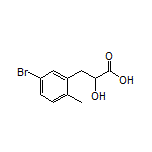 3-(5-Bromo-2-methylphenyl)-2-hydroxypropanoic Acid