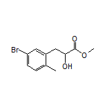 Methyl 3-(5-Bromo-2-methylphenyl)-2-hydroxypropanoate