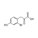 3-(2-Bromo-4-hydroxyphenyl)-2-oxopropanoic Acid