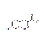 Methyl 3-(2-Bromo-4-hydroxyphenyl)-2-oxopropanoate