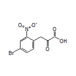 3-(4-Bromo-2-nitrophenyl)-2-oxopropanoic Acid