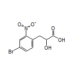 3-(4-Bromo-2-nitrophenyl)-2-hydroxypropanoic Acid