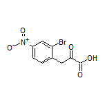 3-(2-Bromo-4-nitrophenyl)-2-oxopropanoic Acid