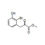 Methyl 3-(2-Bromo-3-hydroxyphenyl)-2-oxopropanoate